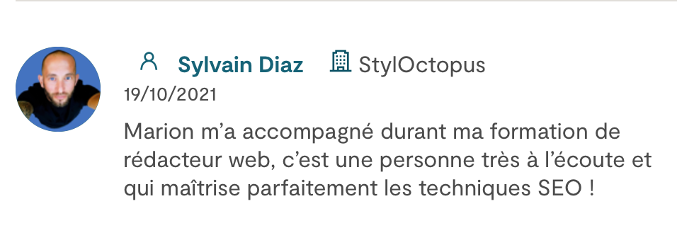 Sylvain D. - Rédacteur web